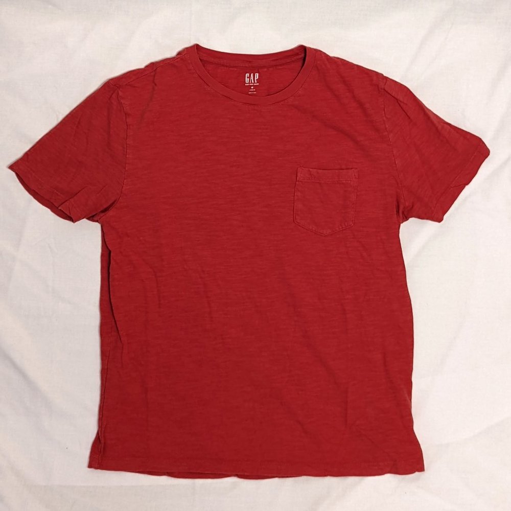 Red Pocket Tee - Picture 2 of 3